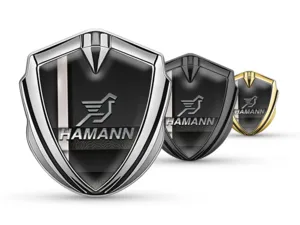 Hamann Emblem Metall Abzeichen Pro Design Aus Edelstahl Kante